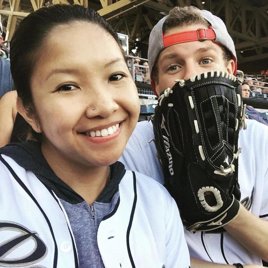 Watching the Padres play in San Diego, California