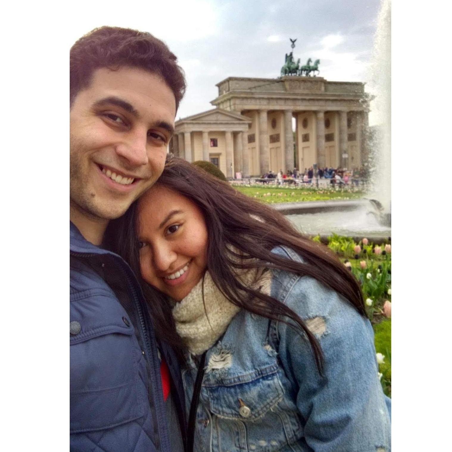 Our first trip abroad for Drew's 30th birthday