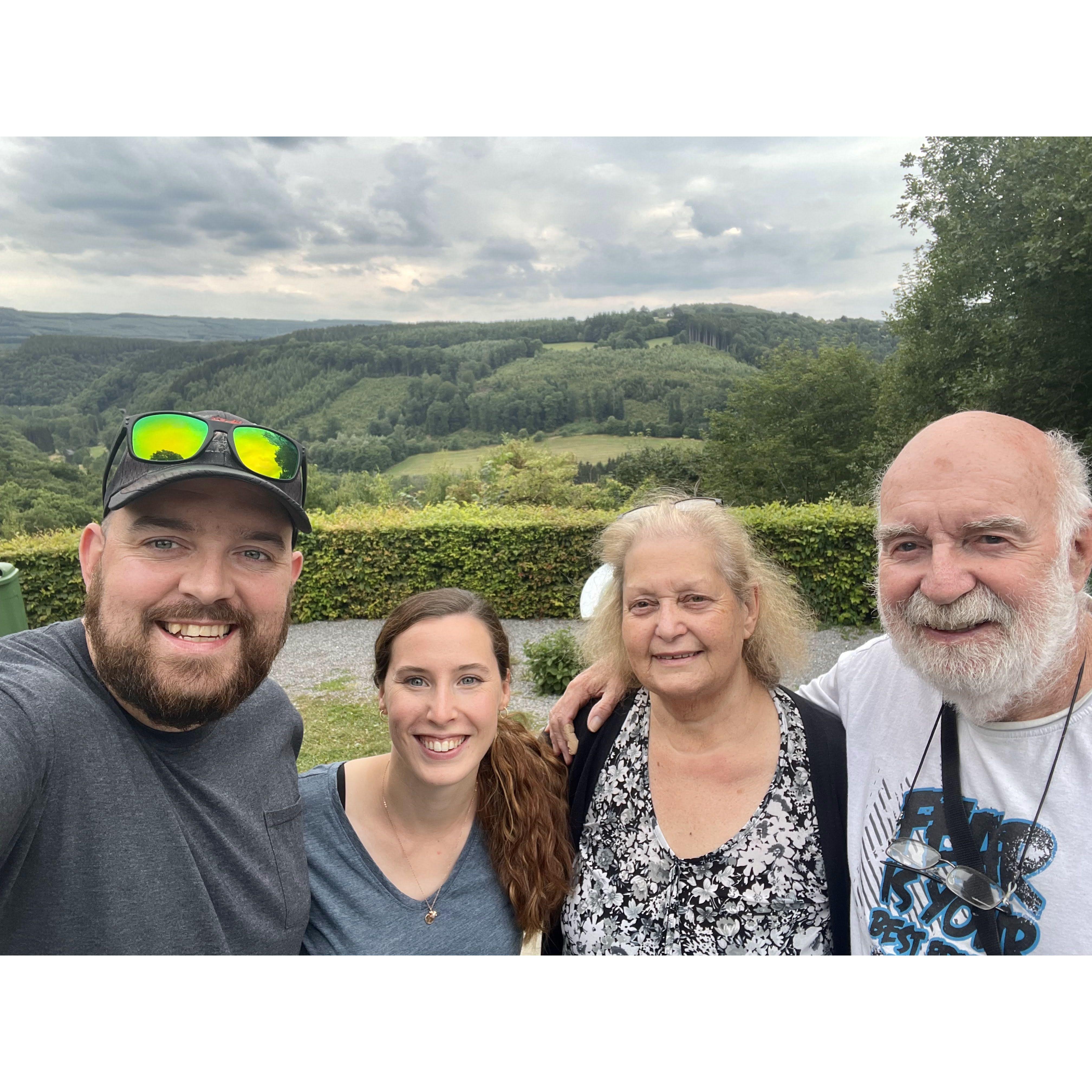 Belgium with Chris' parents