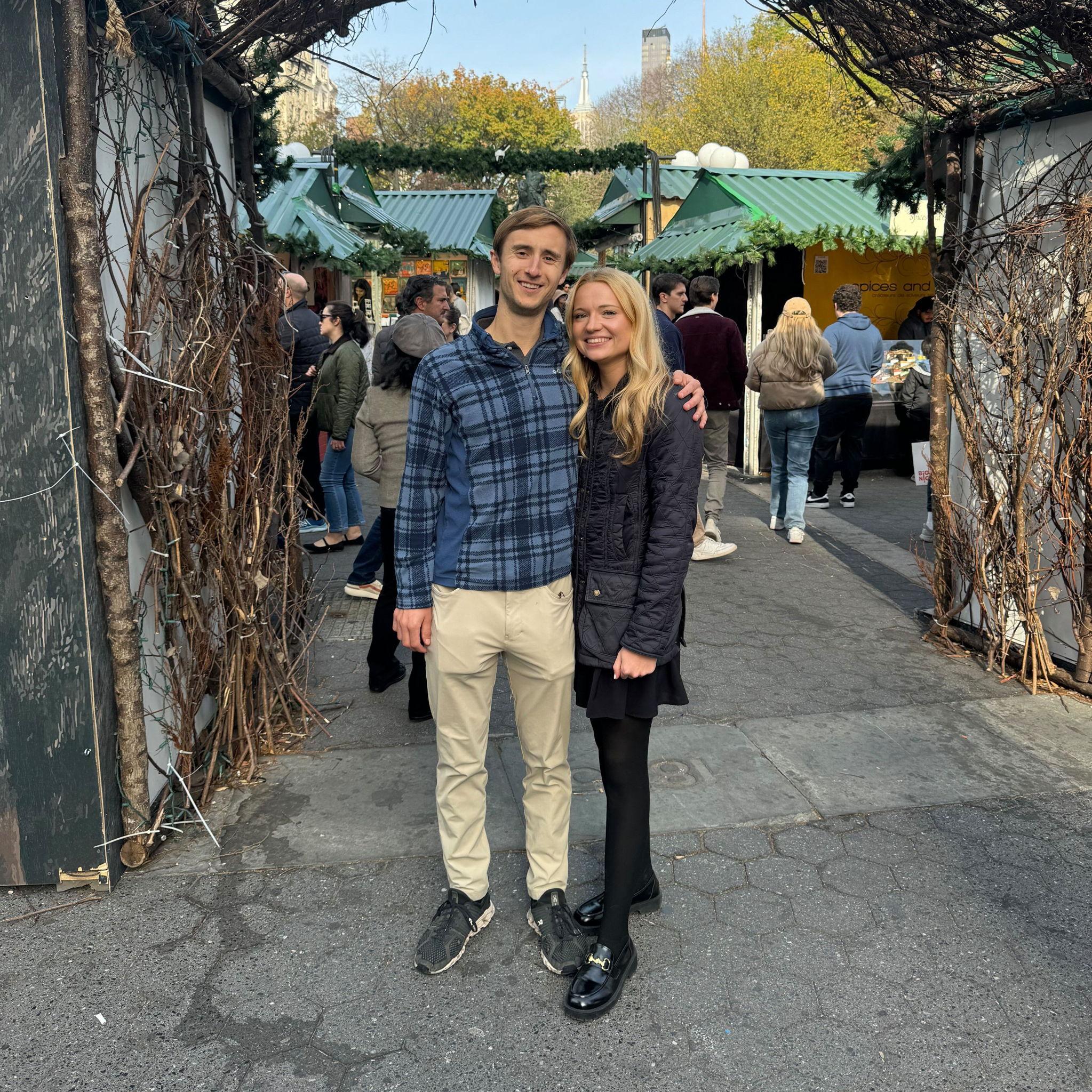 November 17, 2024. Audrey and Carson visit New York City (and go engagement ring shopping for the first time!)