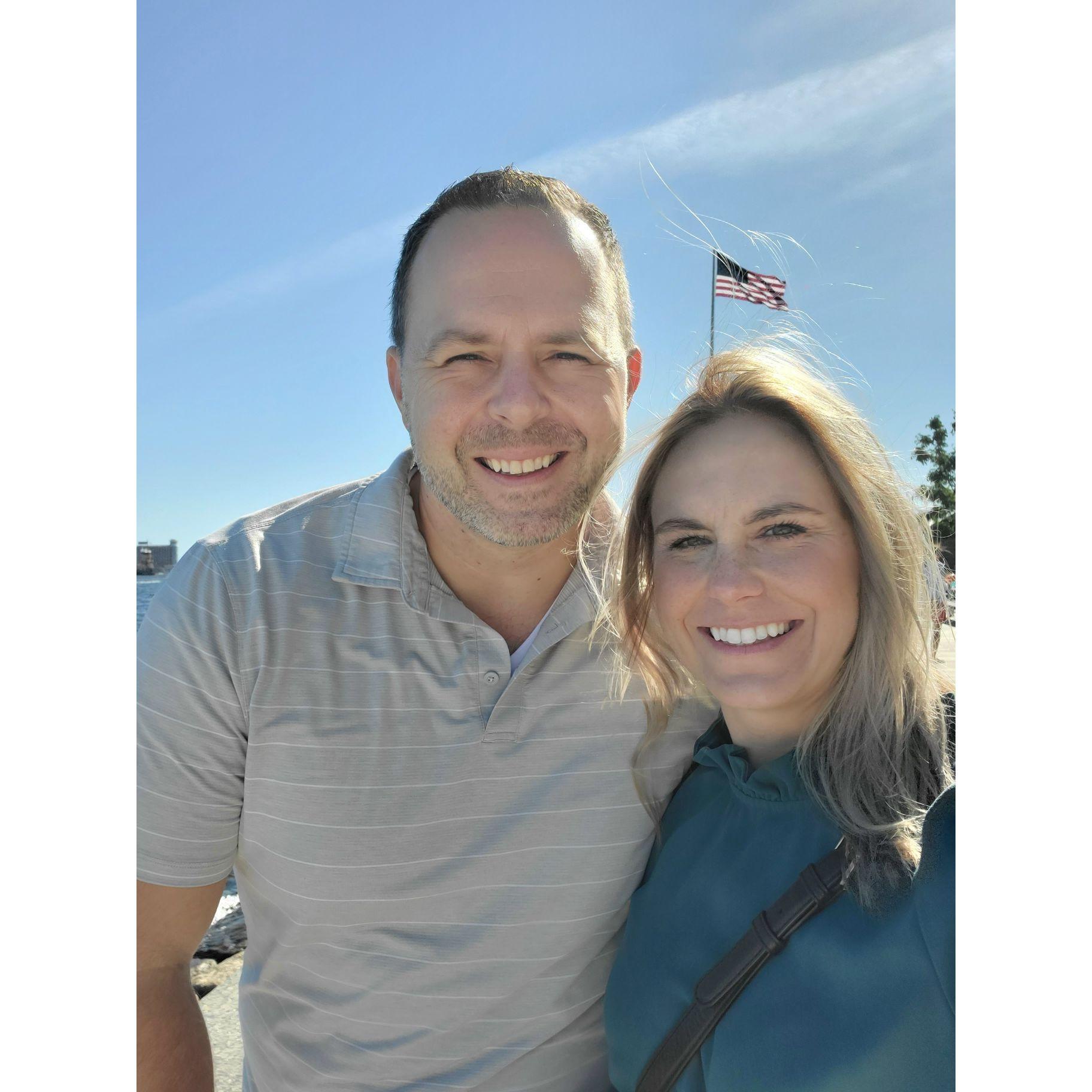 Took this selfie while walking around Downtown with Carol and Marty taking photos.