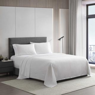 Stripe Cotton 4-Piece Sheet Set