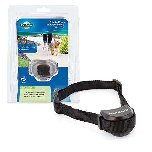 PetSafe Free To Roam Wireless Fence, Covers up to 1/2 Acre for Dogs & Cats over 5 lb Waterproof Receiver with Tone / Static Correction Electric Pet Fence from Parent Company of INVISIBLE FENCE Brand