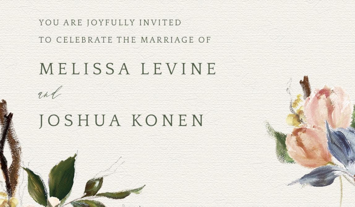 The Wedding Website of Melissa Levine and Joshua Konen