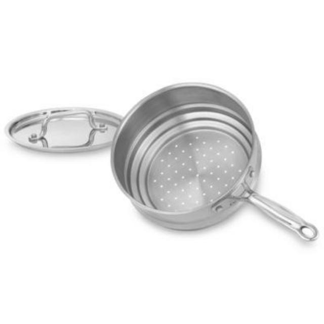 Cuisinart® MultiClad Pro Triple-Ply Stainless Universal Steamer with Lid