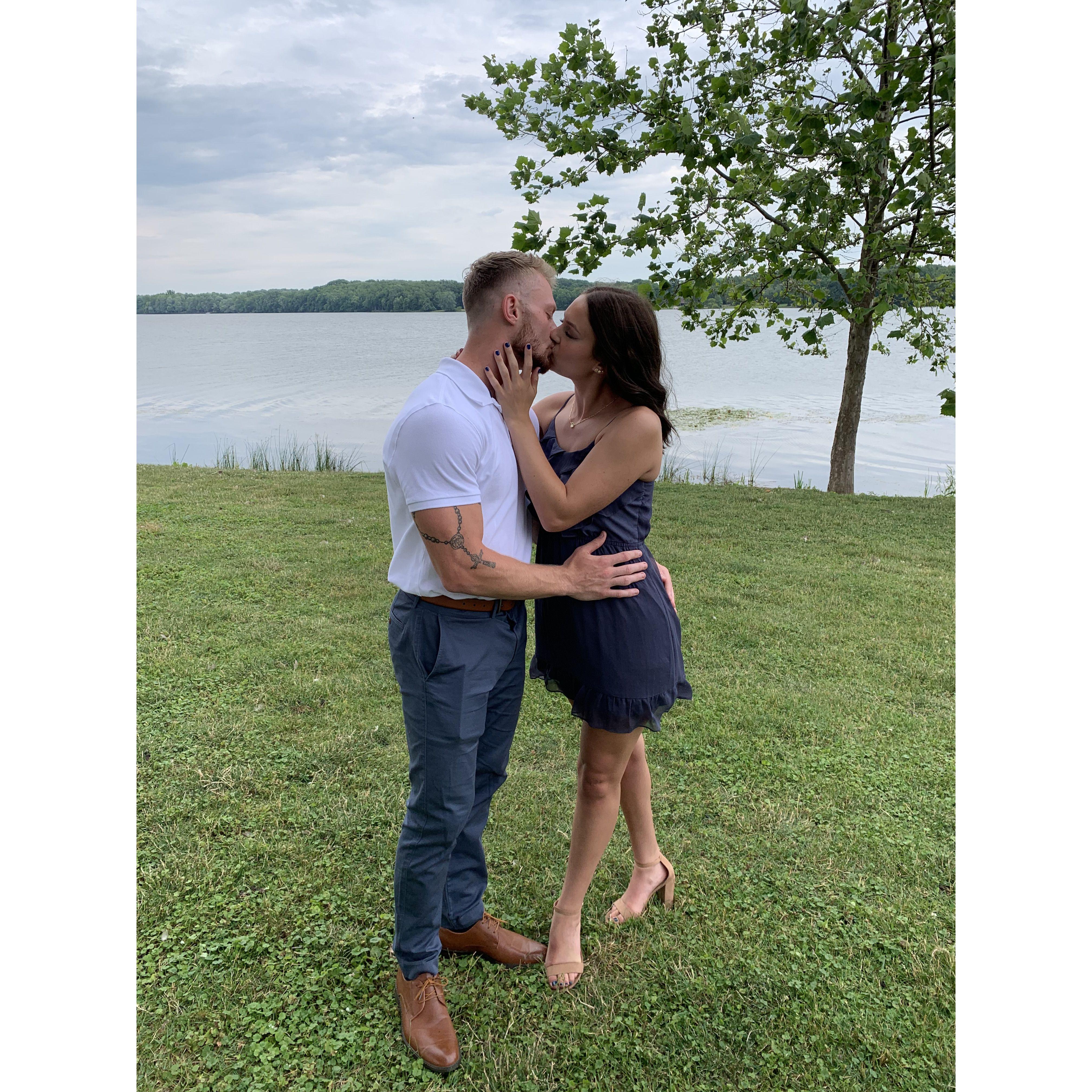 First of many times being eachother's forever wedding dates.