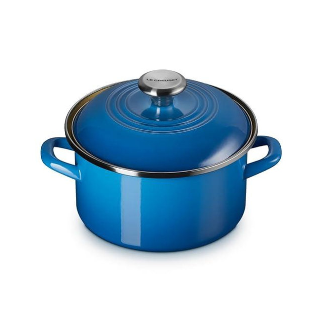 Le Creuset Enamel on Steel Traditional Petite Stockpot, 3.8qt., Marseille
