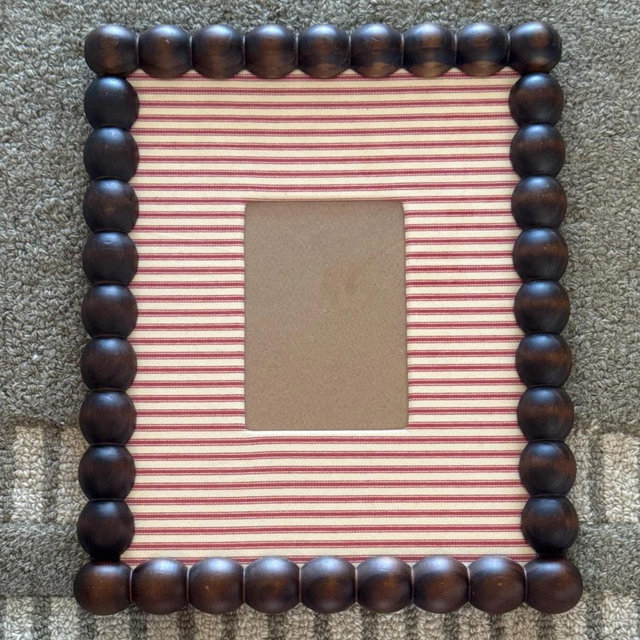 Custom Fabric Matted Frame