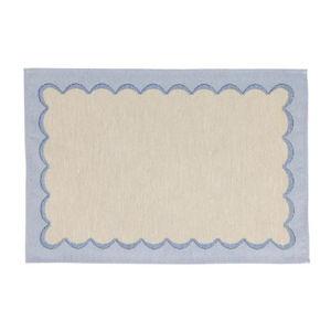 Tavola Blue Scalloped Placemats - Set of 4
