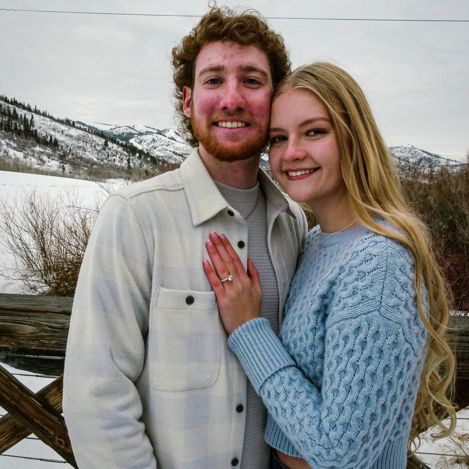First picture as an engaged couple!