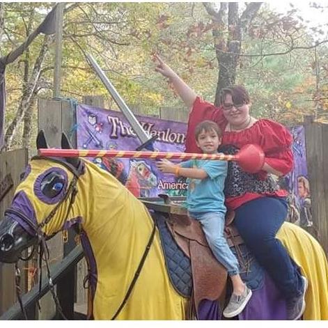 Me and Isaac at King Richards Fair 2021