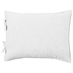 Hanna Quilted Sham, Standard, White