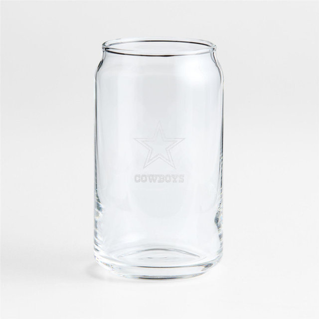 NFL Dallas Cowboys Beer Can 16-Oz. Glass, Set of 4