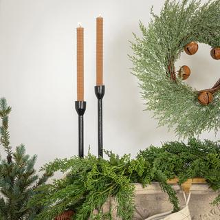 Hobnail 2-Piece Taper Candle, Set of 2