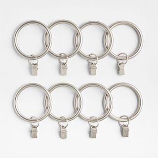 Window Curtain Ring, Set of 8