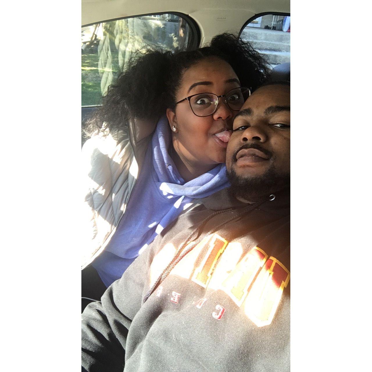 The last picture before I left for college. The beginning of our long distance journey.