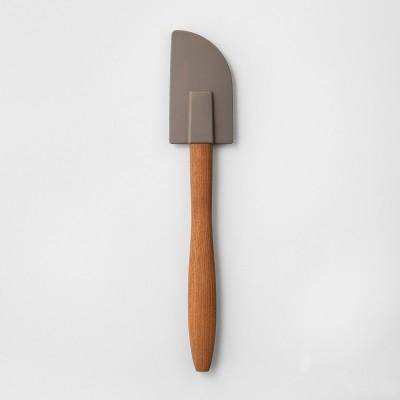 Cravings by Chrissy Teigen Silicone Head Spatula with Wood Handle Gray