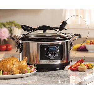 6-Qt. Stay or Go Set and Forget Programmable Slow Cooker