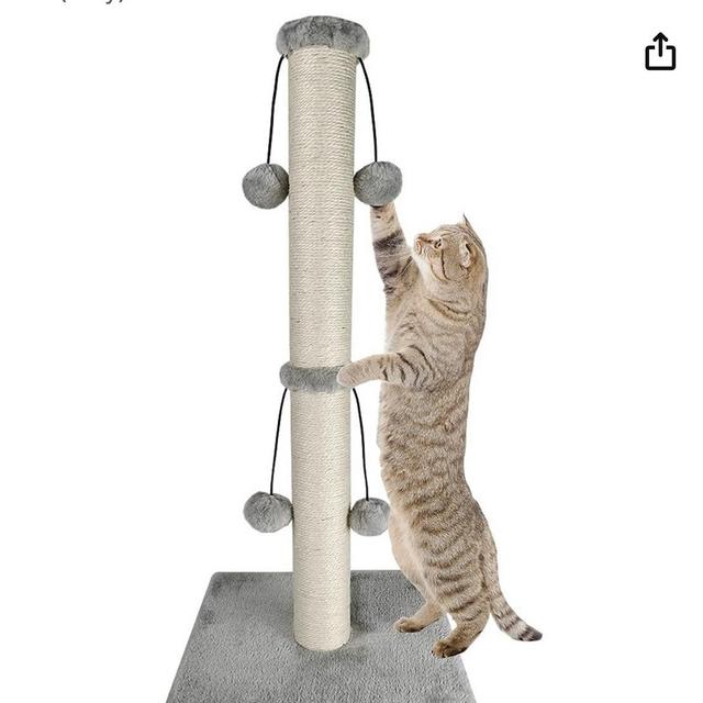 Dimaka 29'' Cat Scratching Post (Grey)