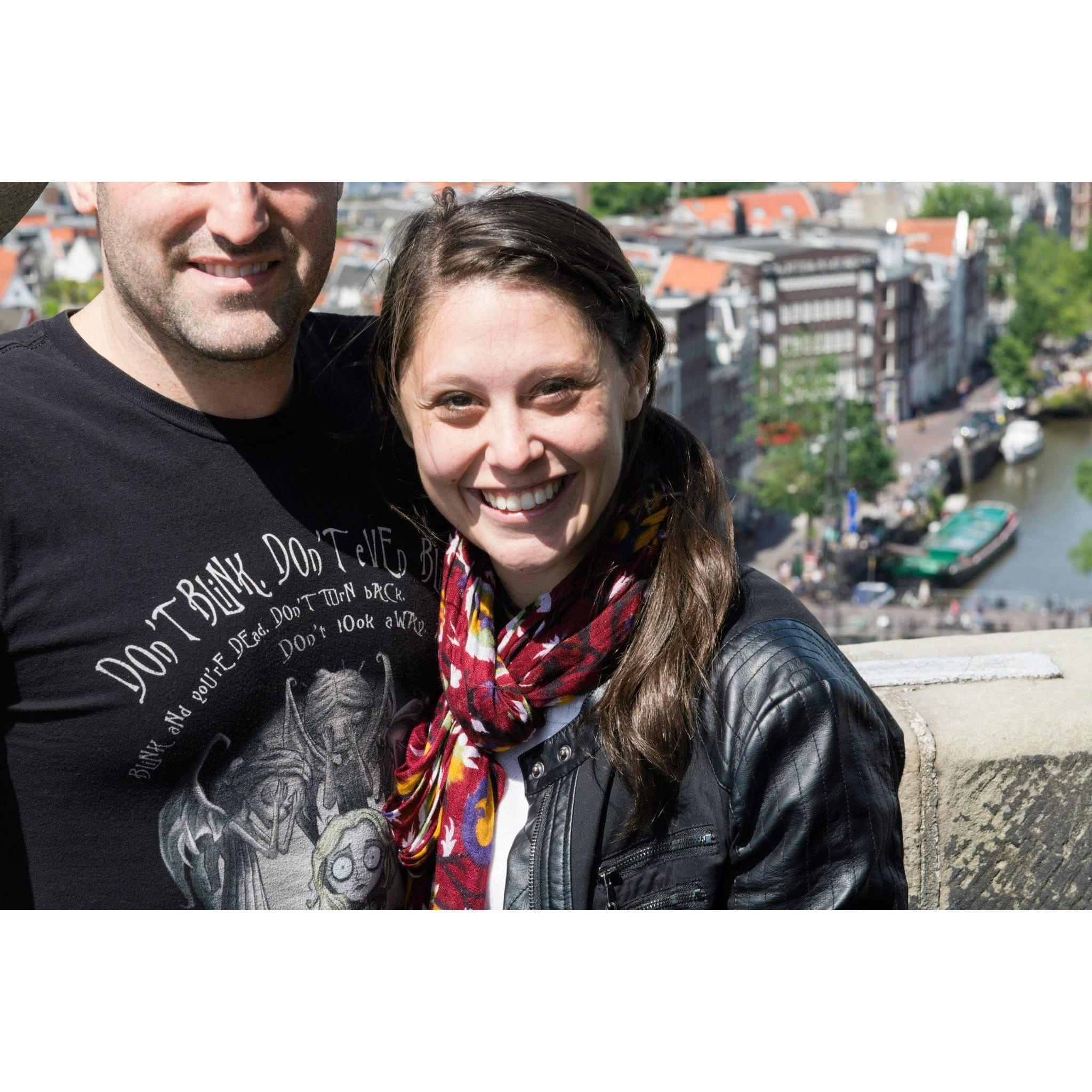 Sami insisted on our tour guide taking a photo of us because of our lack of photos together. This was the result.