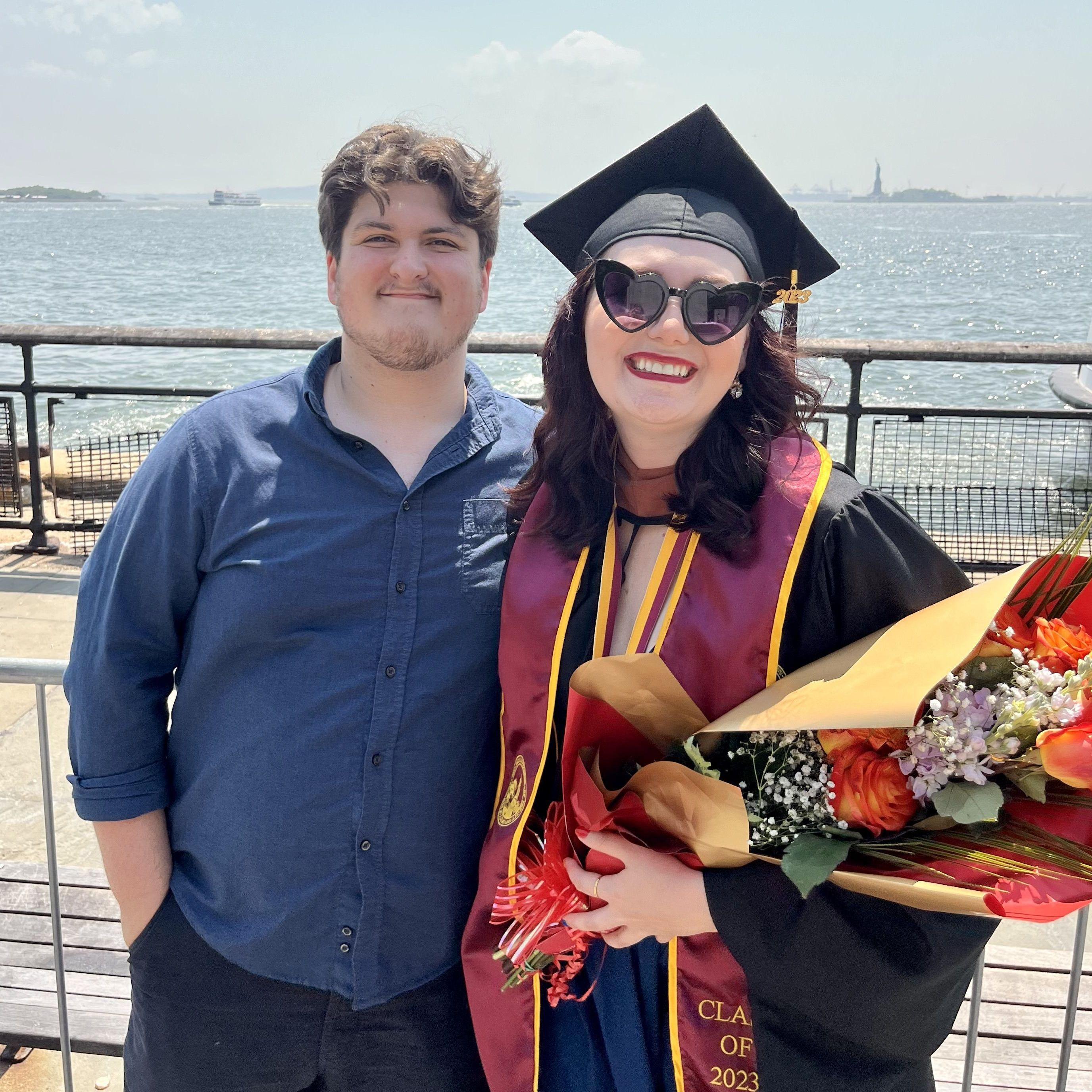 Us after Lindsey's graduation for her Master's degree!