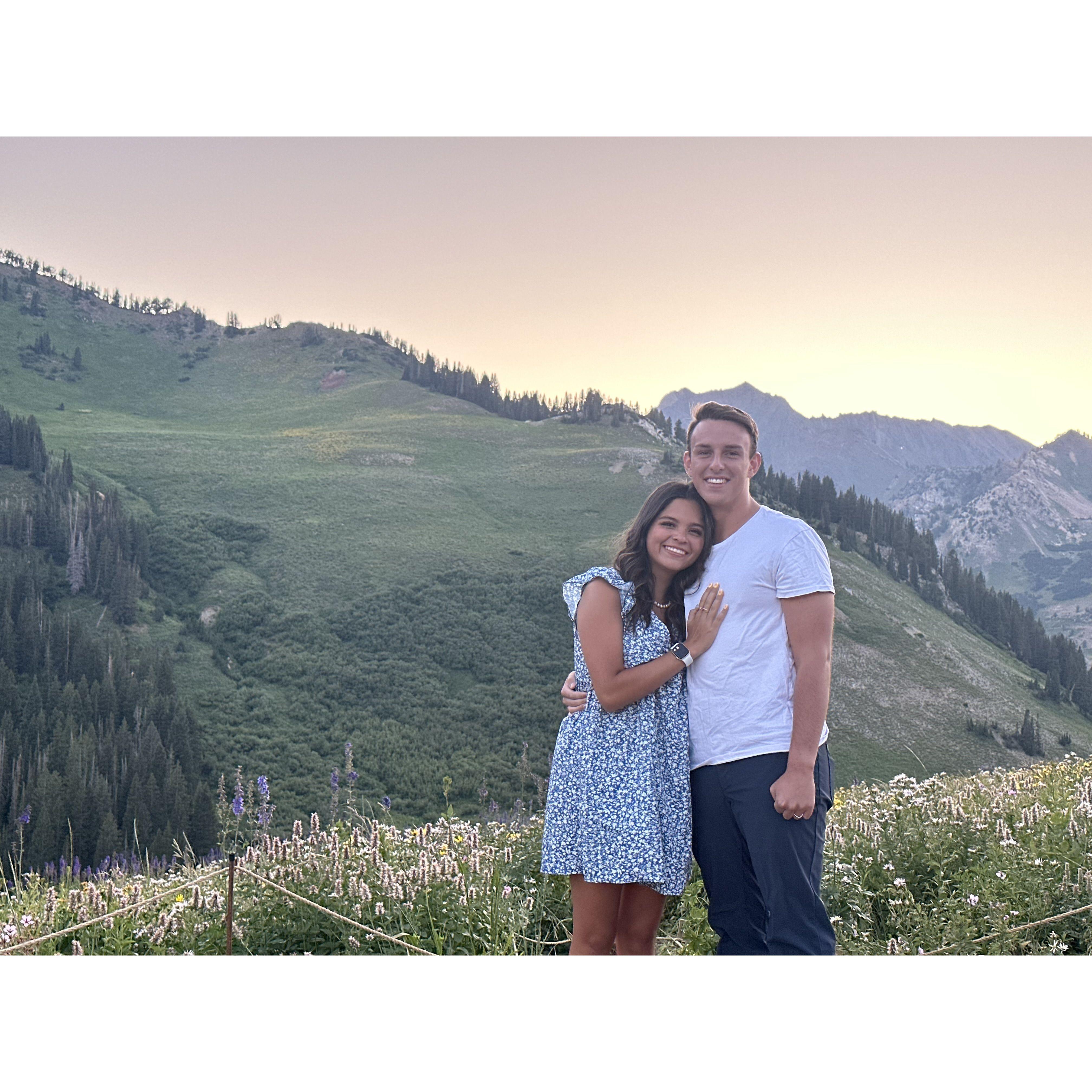 One of our favorite date traditions, seeing flowers up the canyon!