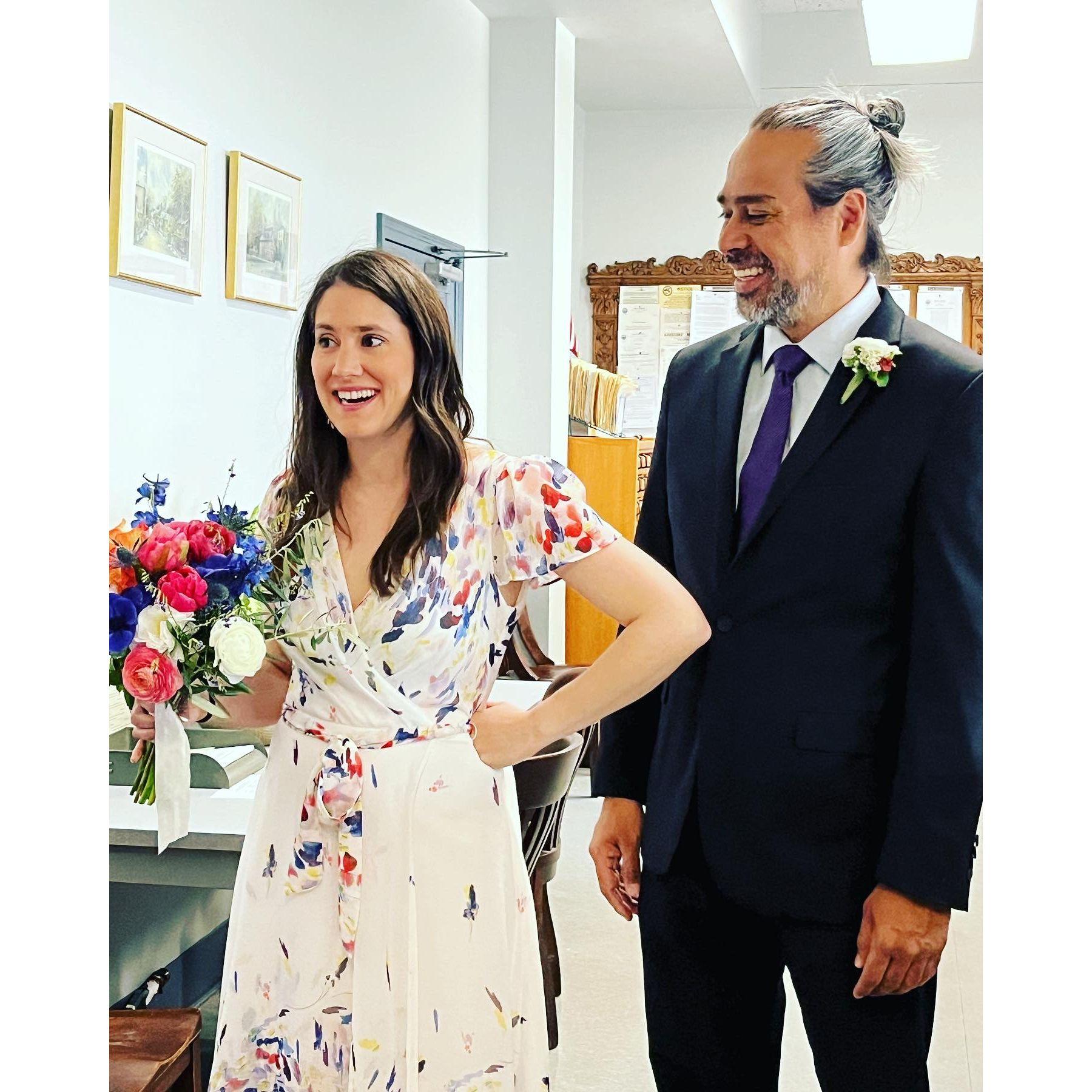 Getting ready to say I do