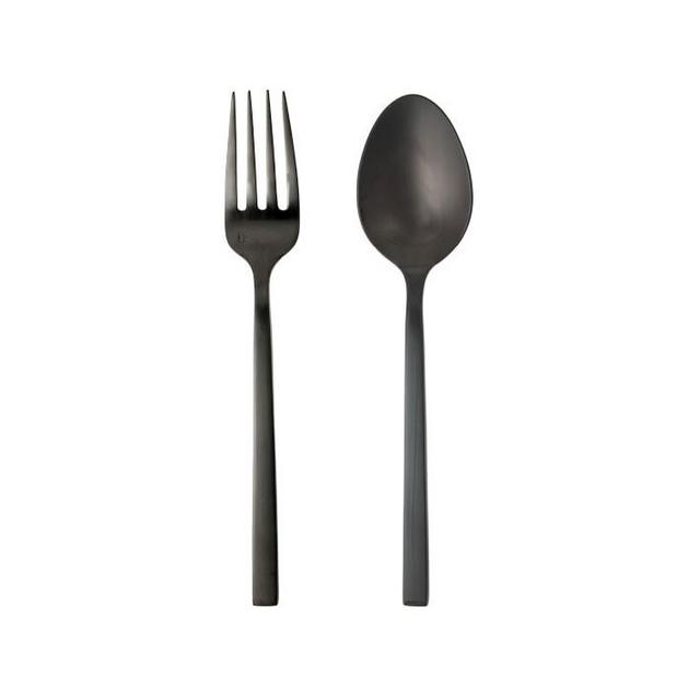 Fortessa Arezzo Brushed Black Serving Set