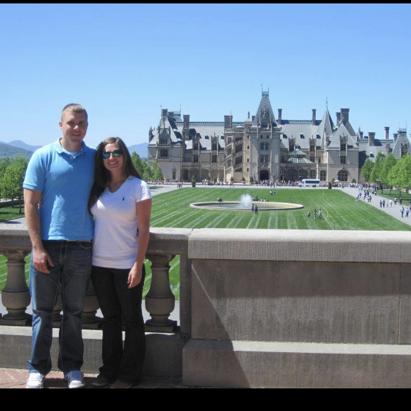 Celebrating our first year together back in April 2012