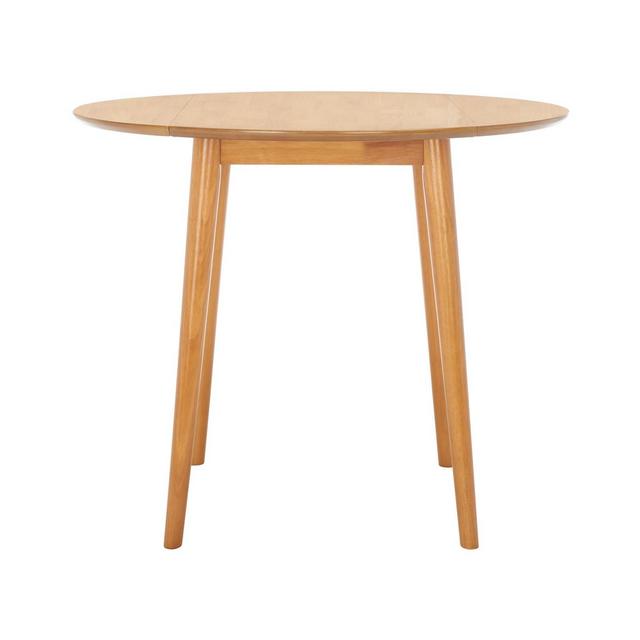 Lovell Folding Round Dining Table - Light Oak - Safavieh