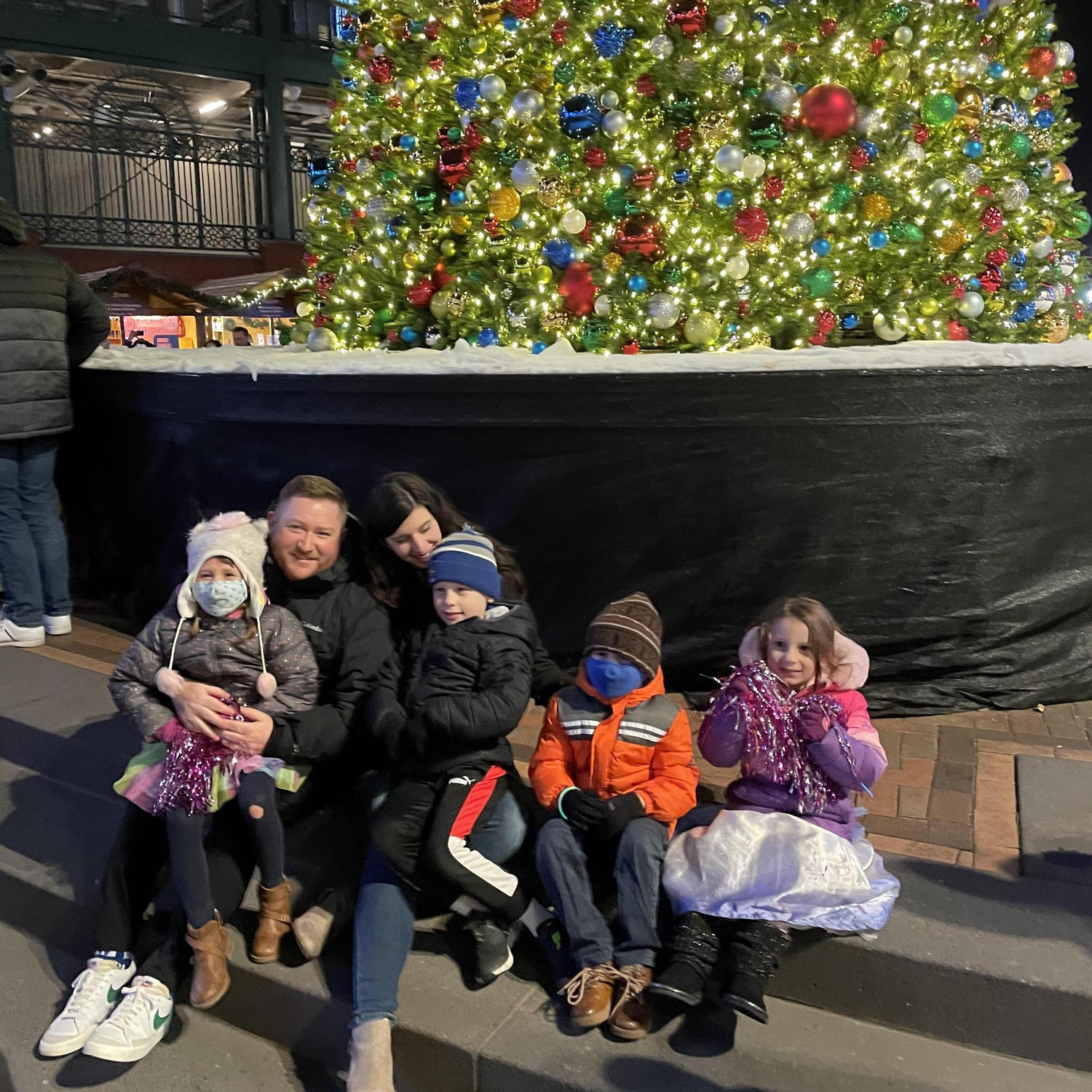 The kids thought we got married the night we got engaged.