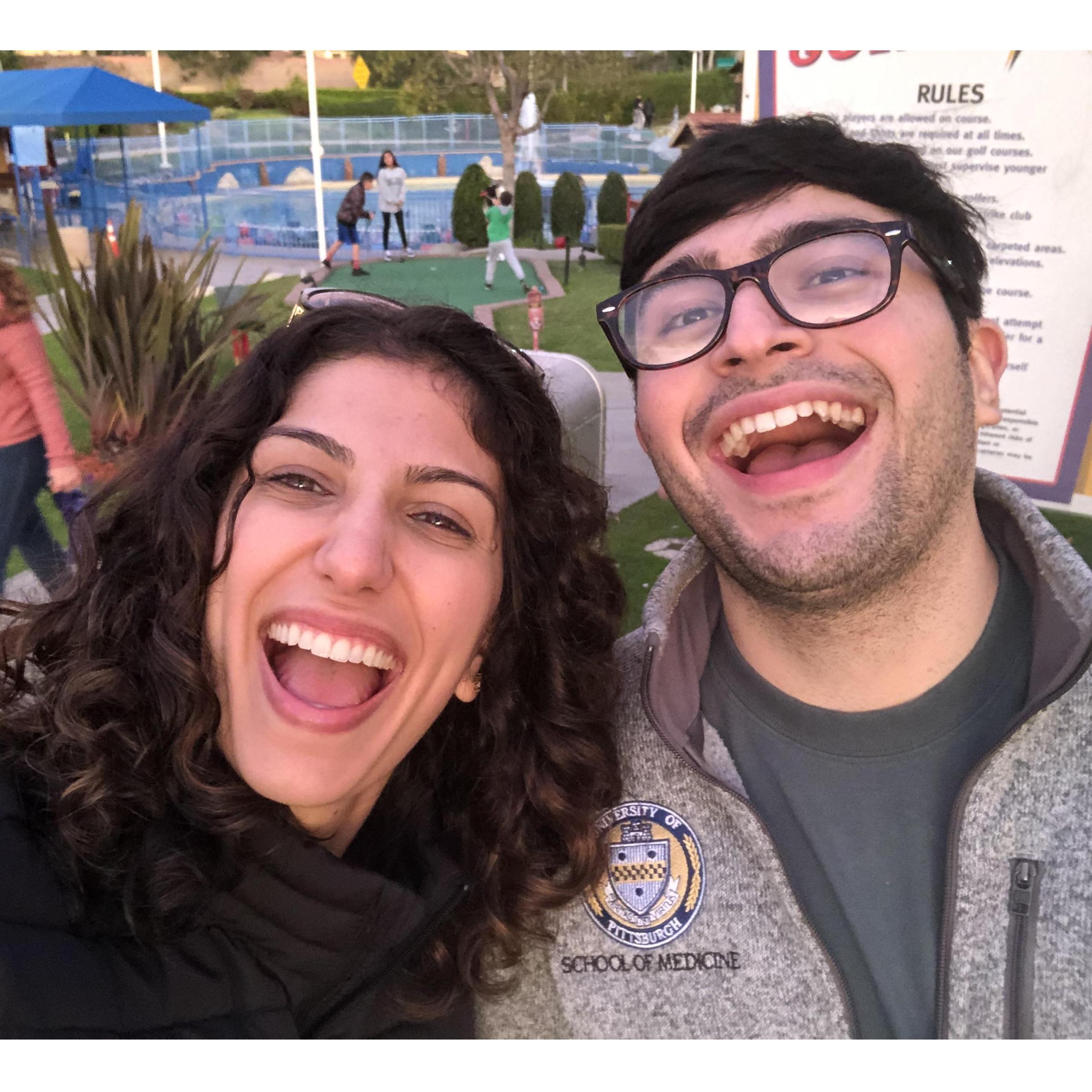 We love mini golf!