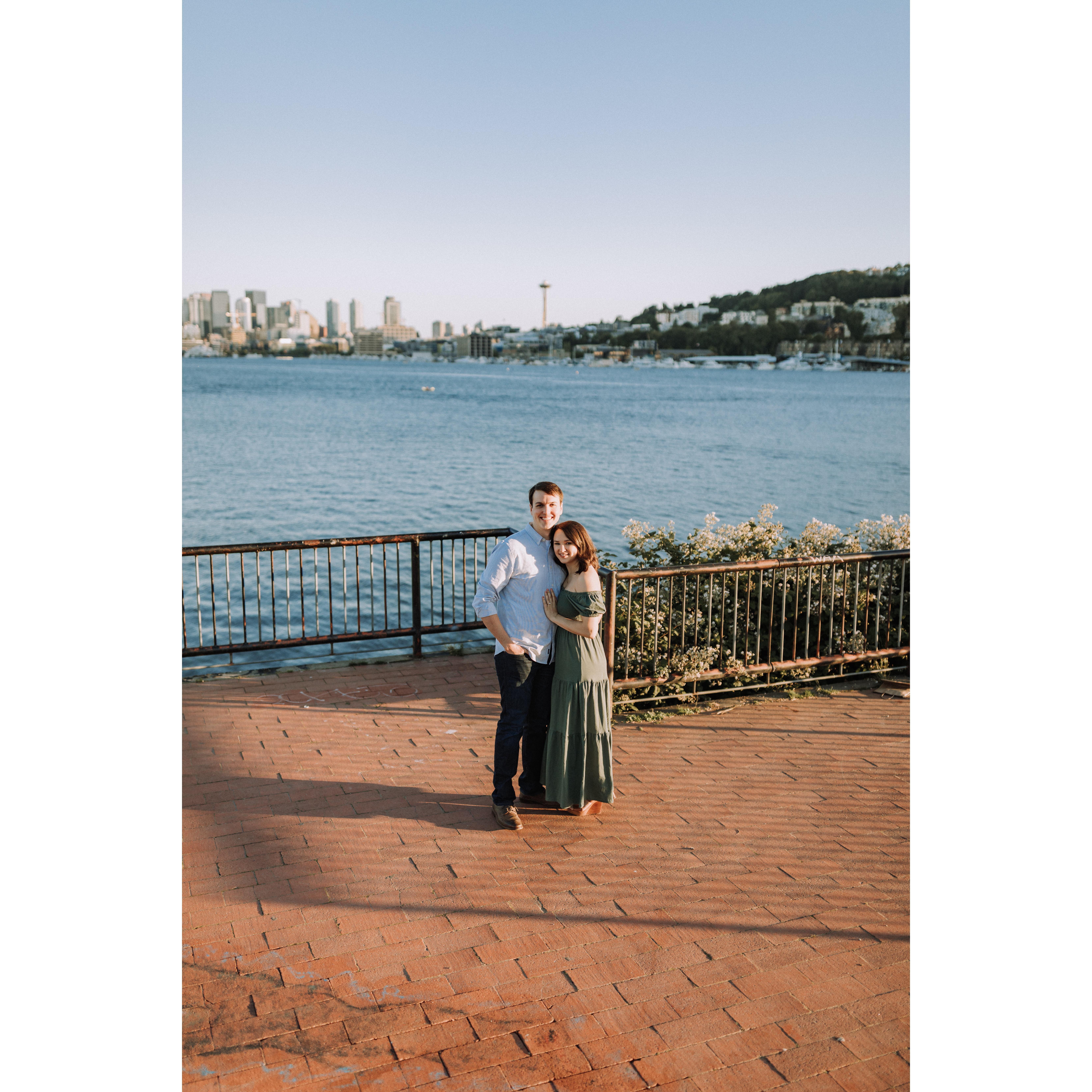 Engagement photo session