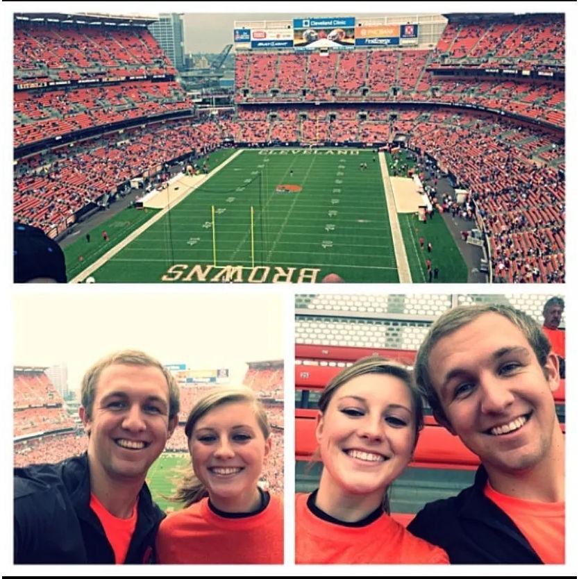 Even though she claims to root for the Steelers, Mariah is a Browns fan at heart!