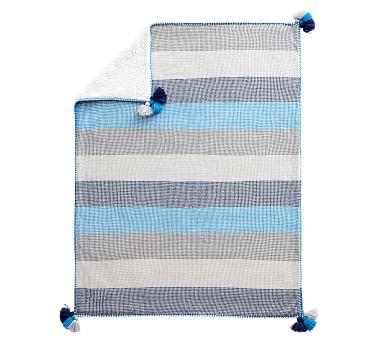 Woven Stripe Baby Blanket