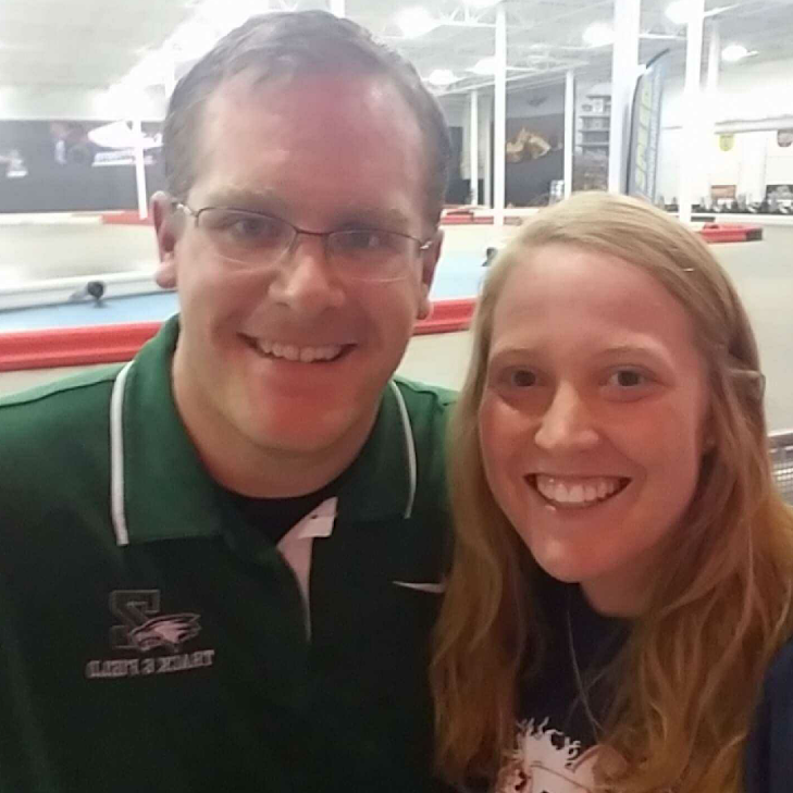 The couple's first photo taken together, October 30, 2016.