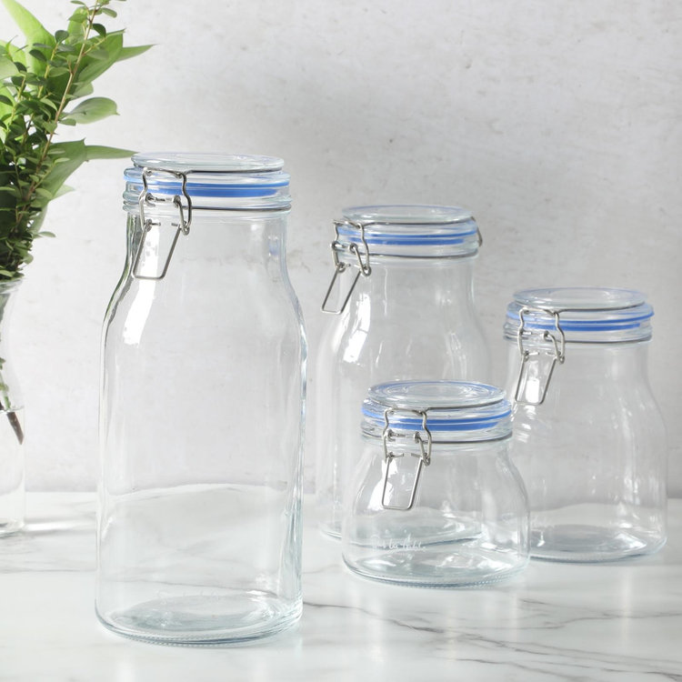 Sur La Table, Lyon Court 4-Piece Canister Set with Airtight