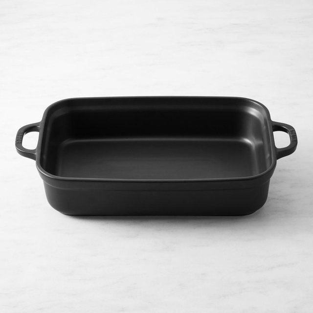 Staub Stoneware Rectangular Baker, 9" x 13", Matte Black