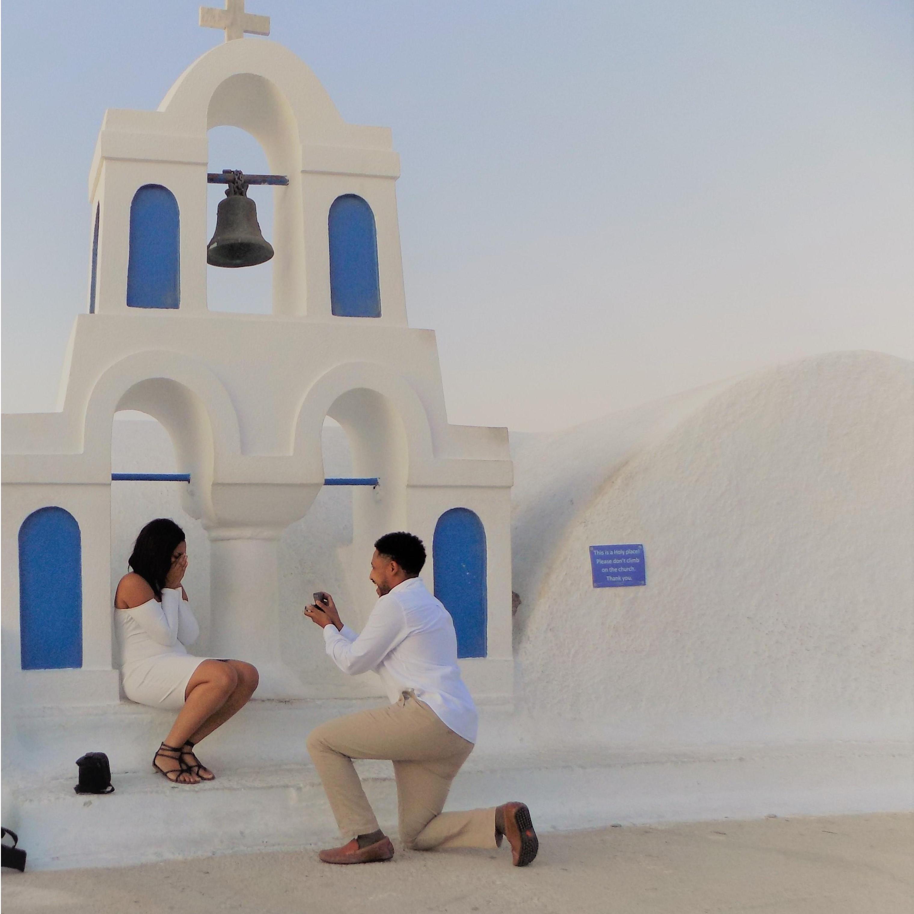 The day he proposed...