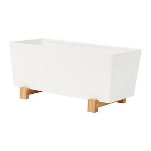 BITTERGURKA				Plant pot, white