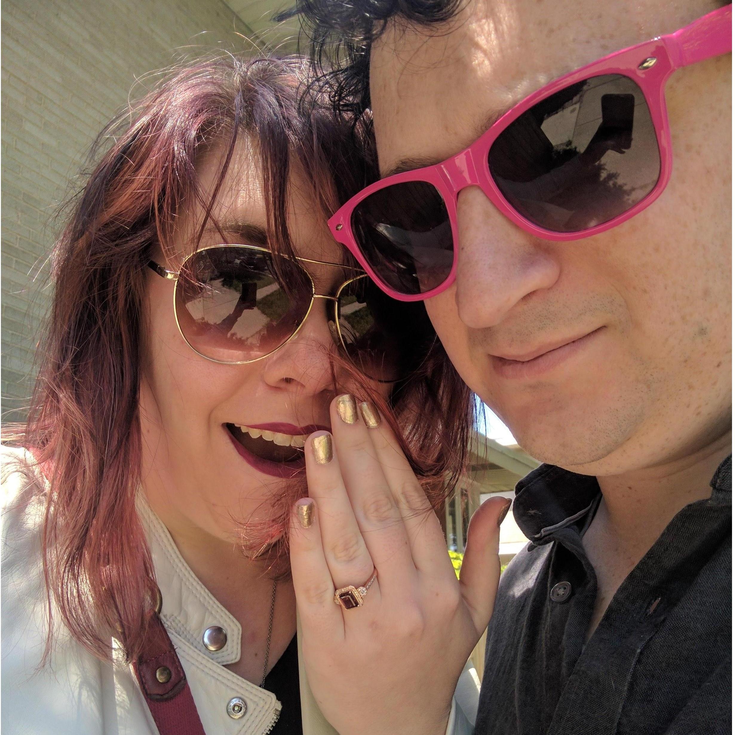 We got Engaged!