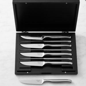 Williams Sonoma Stainless Steel Steak Knives, Set of 8