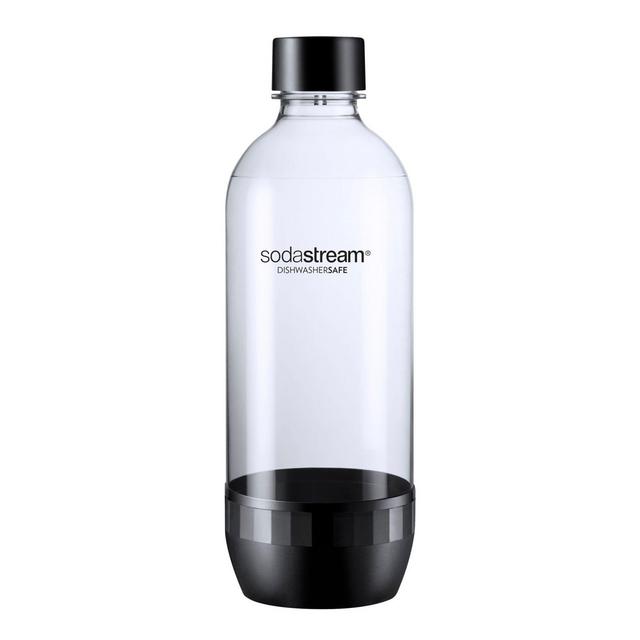 SodaStream® Dishwasher Safe 2-Pack 1-Liter Carbonating Bottle in Black
