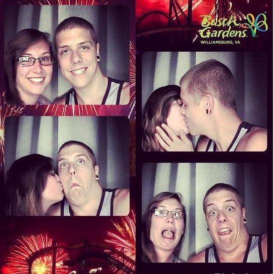 First Busch Gardens Trip, VA, 2014