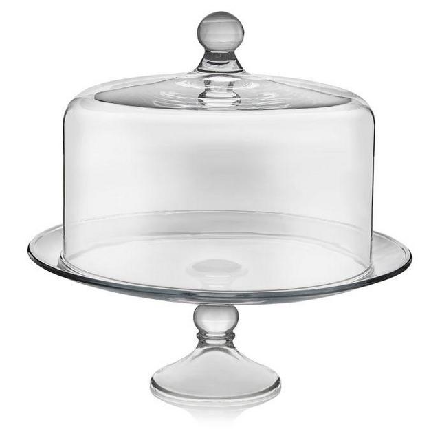 Libbey® Glass Selene 2-Piece Cake Dome in Clear