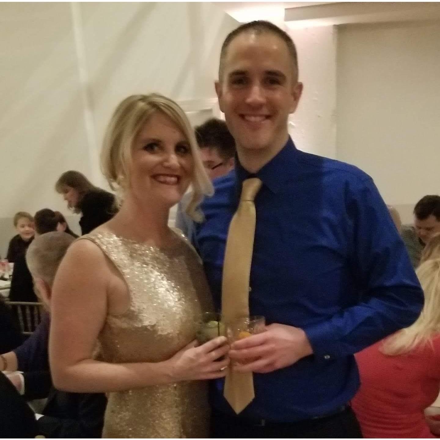 This NYE wedding was a fabulous reason to get dressed up and support our friends for their wedding!