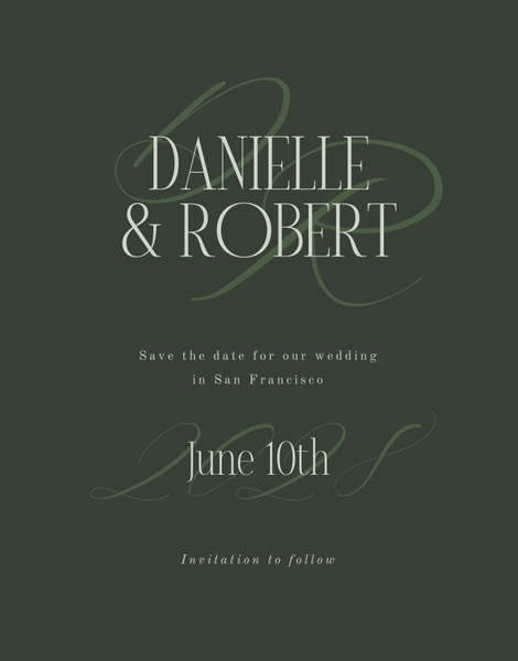 Palenque Portrait | Deep Forest | Zola Save The Dates