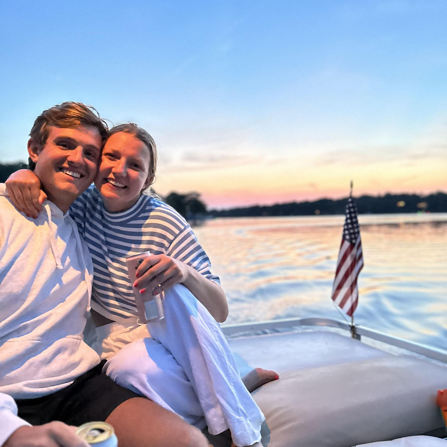 Celebrating Fourth of July with friends up at Lake Beulah in July 2023