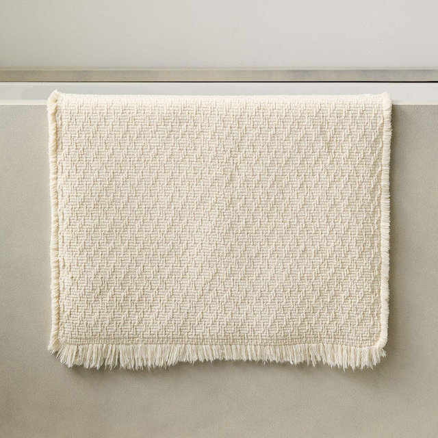 Soft Spiral Bathmat, Alabaster