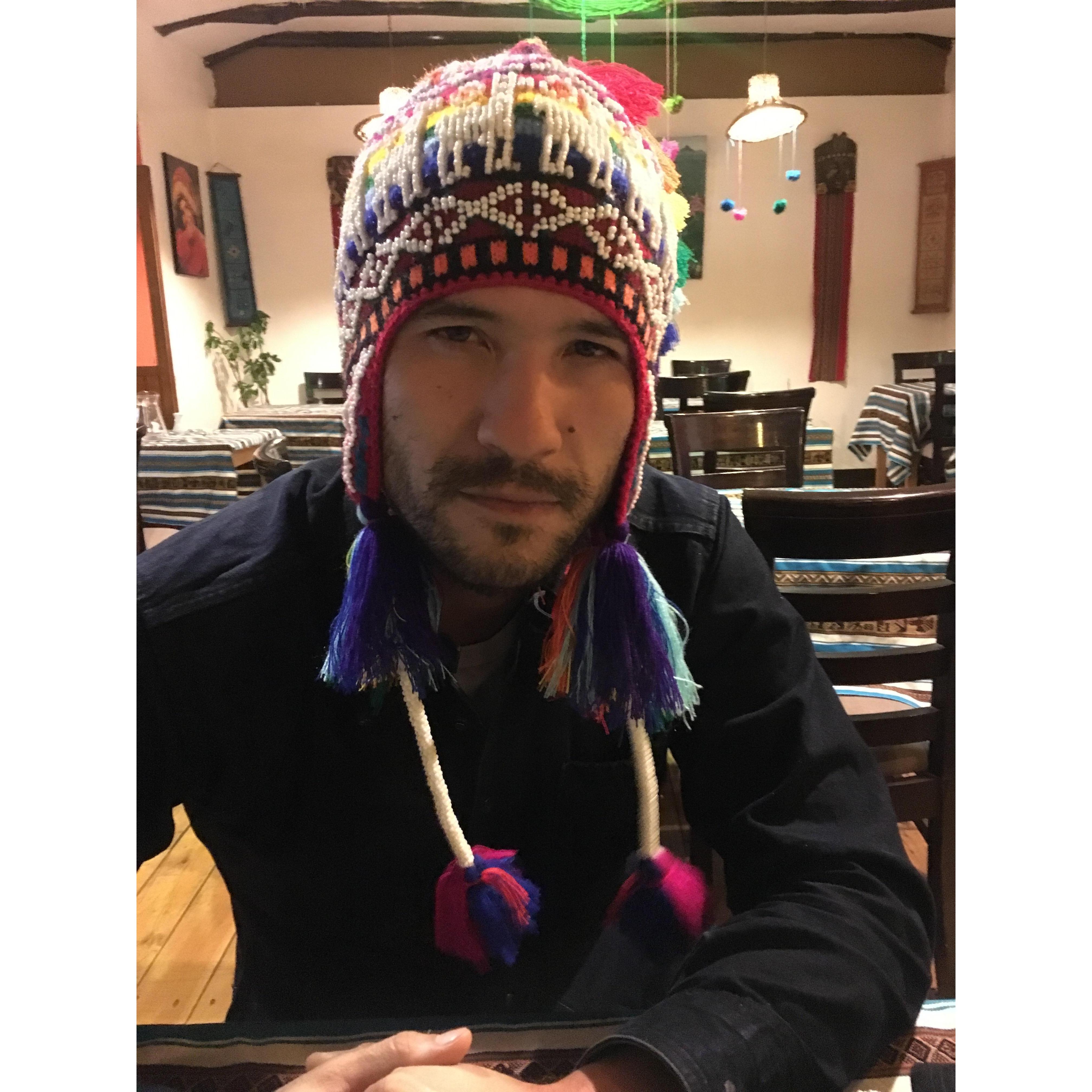 Blending in with the locals in Ollantayatambo, Peru
